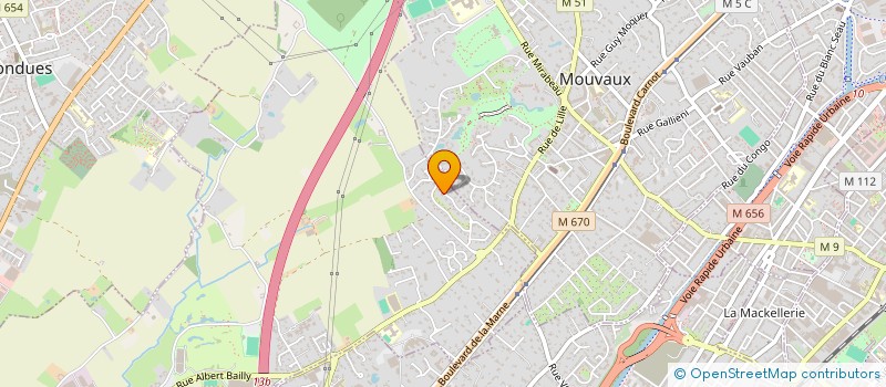 localisation de l'entreprise LMBCA à MARCQ-EN-BARŒUL