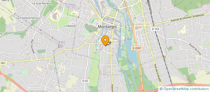 localisation de l'entreprise LMBD à MONTARGIS