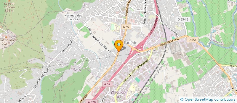 localisation de l'entreprise LMBF  LA FARLEDE