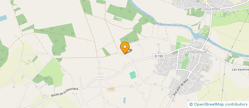 localisation de l'entreprise LMBH LAMISSE MARTINEAU BASSE HOSTELLER  RIVES-DU-LOIR-EN-ANJOU