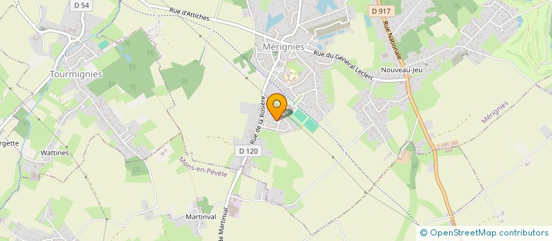 localisation de l'entreprise LMBJ à MERIGNIES