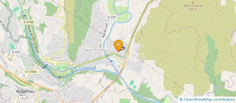 localisation de l'entreprise LMC  SAINT-PRIVAT