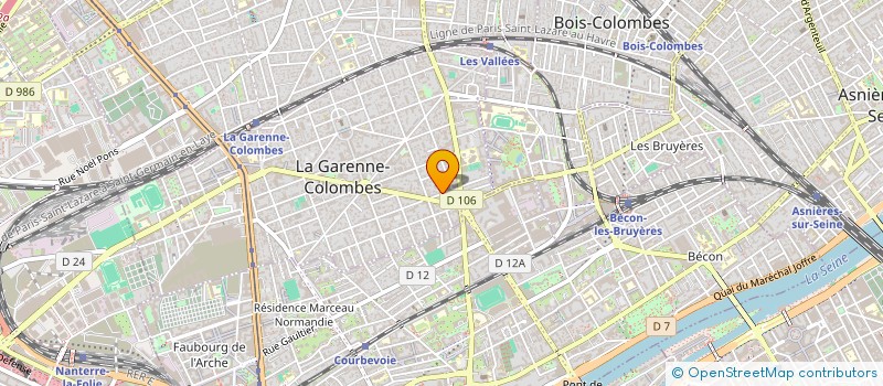 localisation de l'entreprise LMC à LA GARENNE-COLOMBES