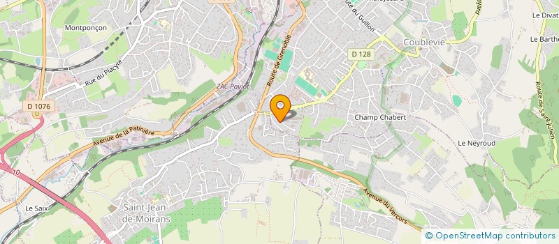 localisation de l'entreprise LMC  COUBLEVIE