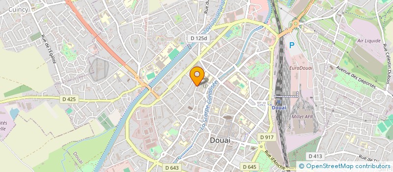 localisation de l'entreprise LMC à DOUAI