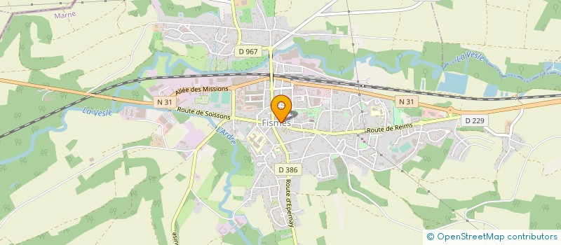 localisation de l'entreprise LMC à FISMES
