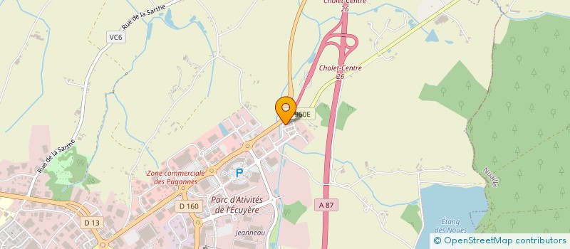 localisation de l'entreprise LMC à CHOLET