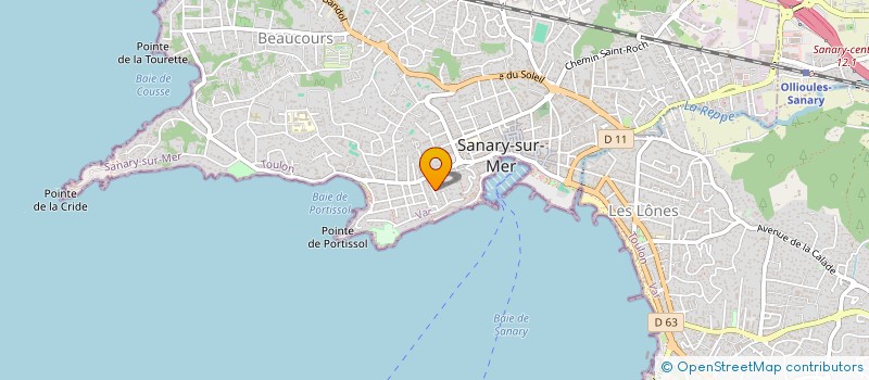 localisation de l'entreprise LMC à SANARY-SUR-MER
