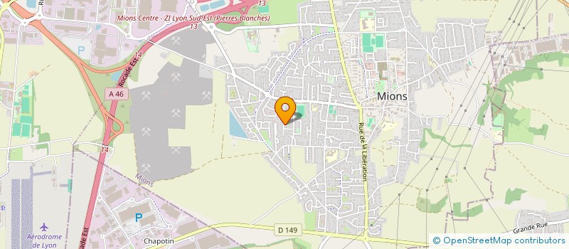 localisation de l'entreprise LMC à MIONS