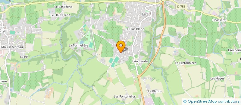 localisation de l'entreprise LMC  OREE-D'ANJOU