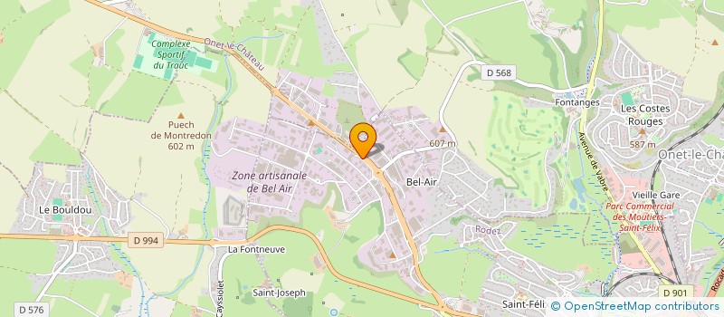 localisation de l'entreprise LMC  RODEZ