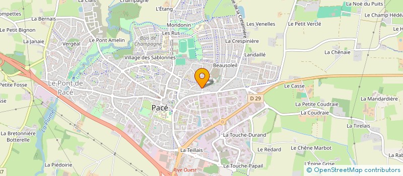 localisation de l'entreprise LMC à PACE