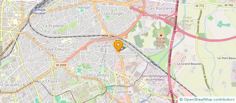 localisation de l'entreprise LMC  CLERMONT-FERRAND