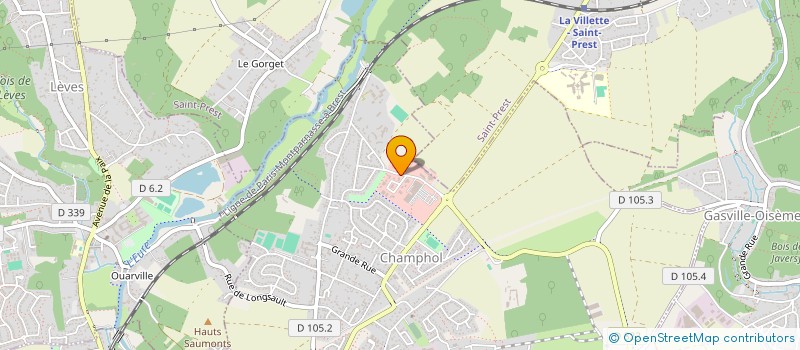 localisation de l'entreprise LMC AGENCEMENT à CHAMPHOL