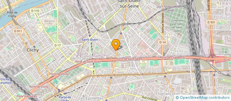 localisation de l'entreprise LMC BAT  SAINT-OUEN-SUR-SEINE