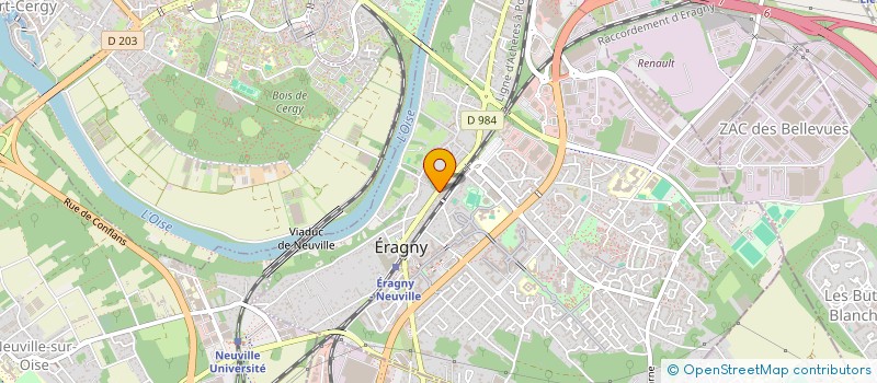 localisation de l'entreprise LMC BEAUTY à ERAGNY