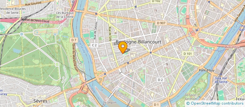 localisation de l'entreprise LMC COMPANY à BOULOGNE-BILLANCOURT
