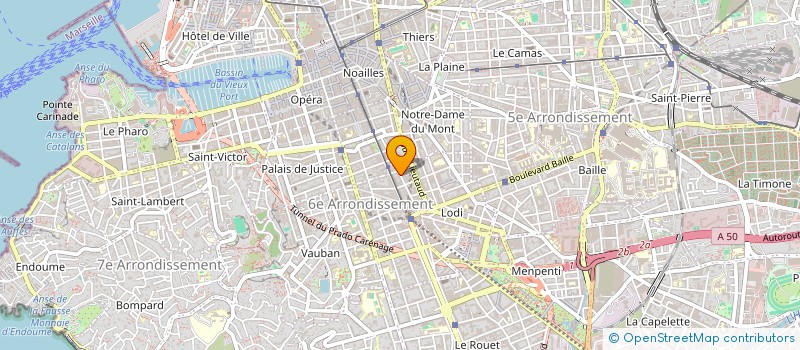 localisation de l'entreprise LMC EPIL à MARSEILLE