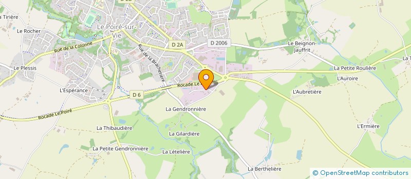 localisation de l'entreprise LMC FINANCES  LE POIRE-SUR-VIE