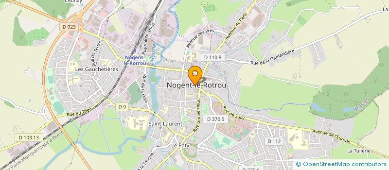 localisation de l'entreprise LMC GARNIER à NOGENT-LE-ROTROU