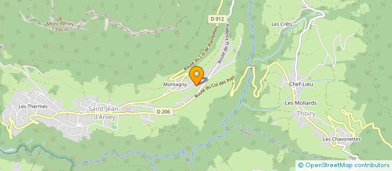 localisation de l'entreprise LMC IMMO  SAINT-JEAN-D'ARVEY