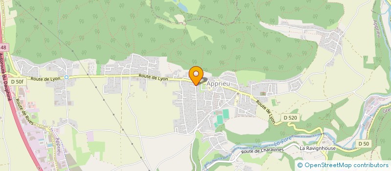 localisation de l'entreprise LMC IMMO  APPRIEU