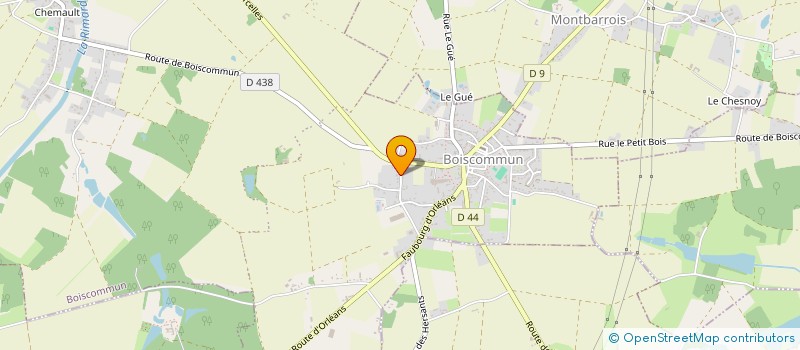localisation de l'entreprise LMC IMMO à BOISCOMMUN