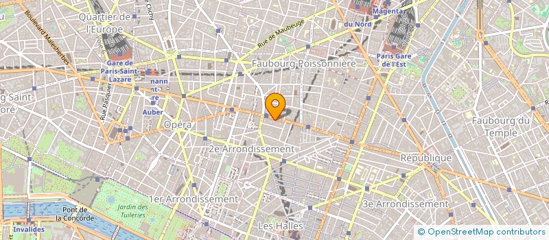 localisation de l'entreprise LMC INVEST SC  PARIS