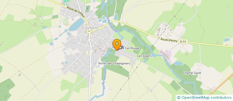 localisation de l'entreprise LMC INVESTISSEMENTS à COULLONS