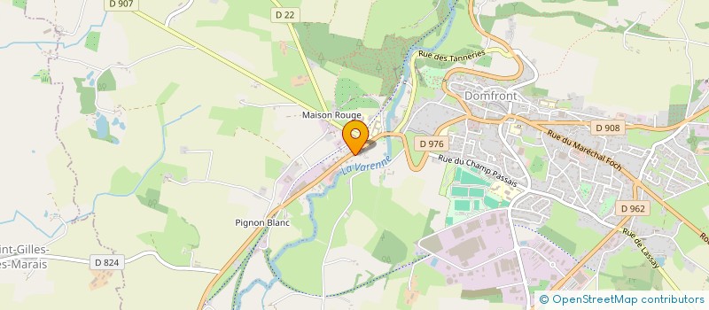 localisation de l'entreprise LMC LOCATION AUTO à DOMFRONT-EN-POIRAIE