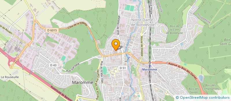 localisation de l'entreprise LMC SERVICES à MAROMME