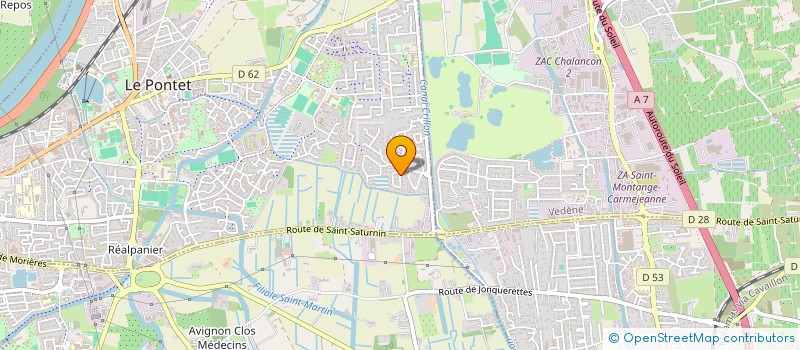 localisation de l'entreprise LMC TRANSACTIONS  LE PONTET