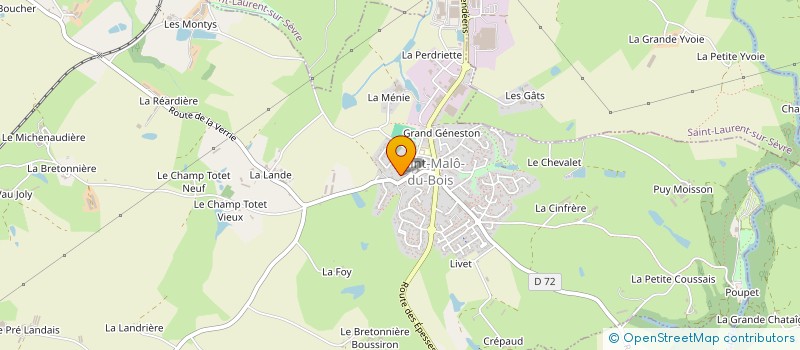 localisation de l'entreprise LMC VILLAS  SAINT-MALO-DU-BOIS