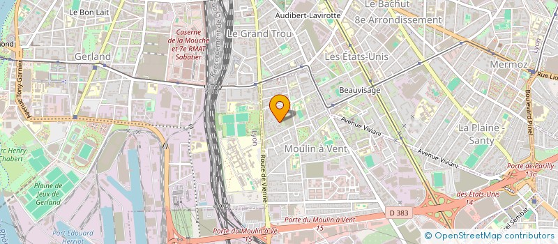 localisation de l'entreprise LMC1  VENISSIEUX