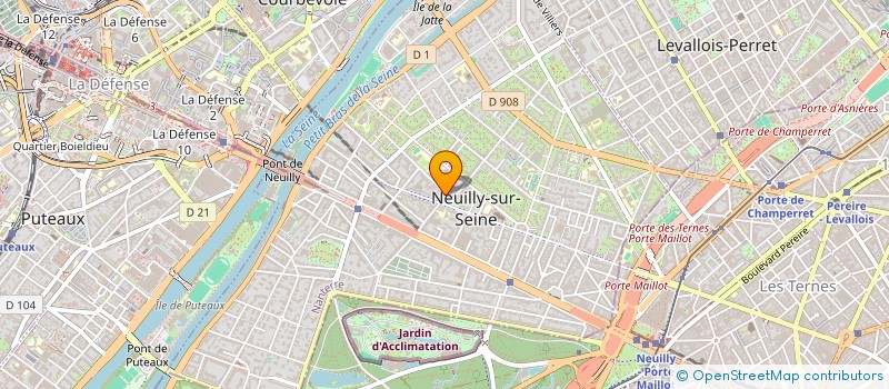 localisation de l'entreprise LMC2 à NEUILLY-SUR-SEINE