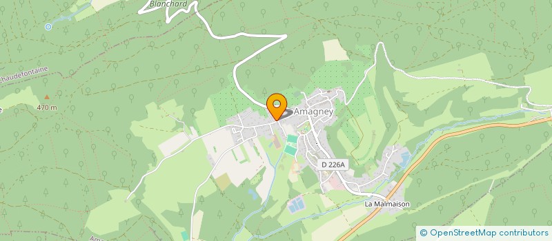 localisation de l'entreprise LMC25  AMAGNEY