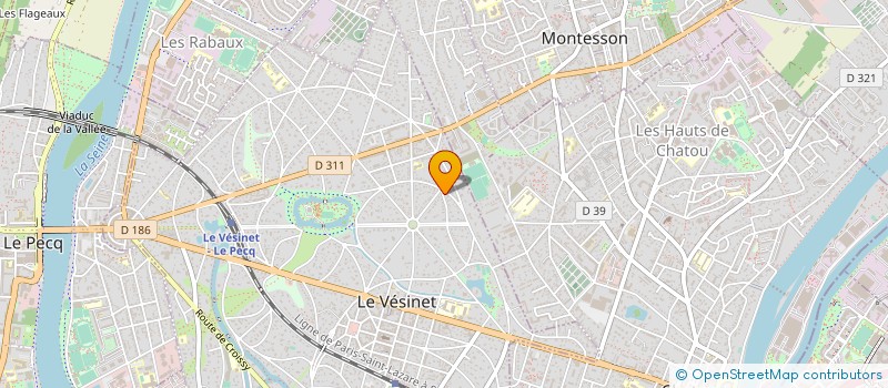 localisation de l'entreprise LMCA CONSEILS  LE VESINET