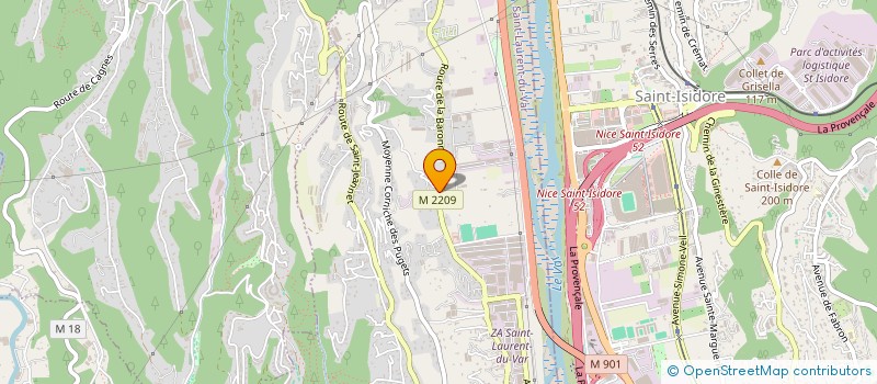 localisation de l'entreprise LMCD à SAINT-LAURENT-DU-VAR