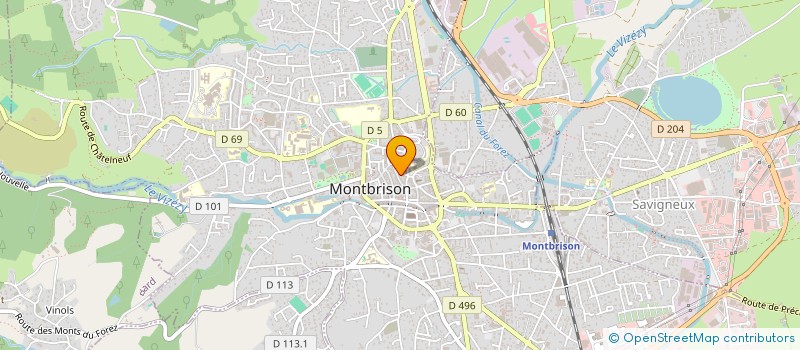 localisation de l'entreprise LMCD  MONTBRISON