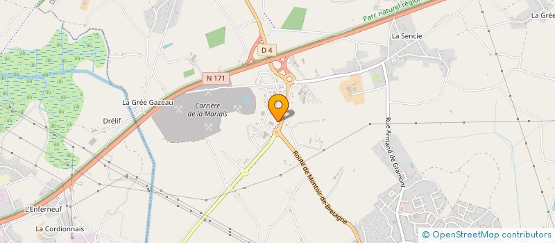 localisation de l'entreprise LMCE  DONGES