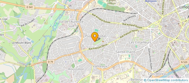 localisation de l'entreprise LMCG CONSEIL à LIMOGES
