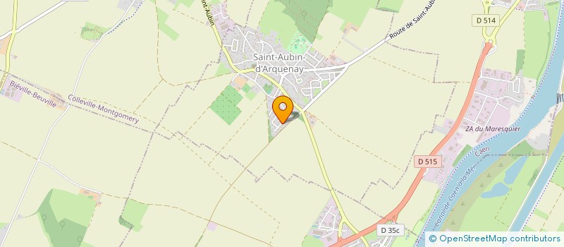 localisation de l'entreprise LMCG IMMOBILIER  SAINT-AUBIN-D'ARQUENAY