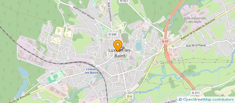 localisation de l'entreprise LMCH  LUXEUIL-LES-BAINS