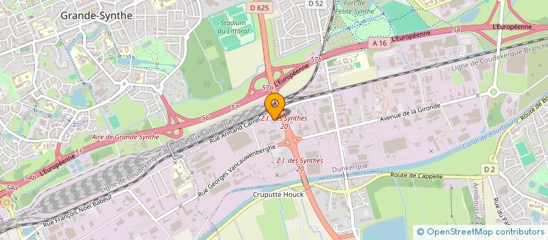 localisation de l'entreprise LMCK  DUNKERQUE