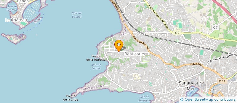 localisation de l'entreprise LMCL IMMO à SANARY-SUR-MER