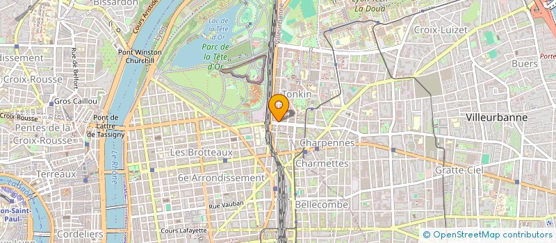 localisation de l'entreprise LMCM  VILLEURBANNE