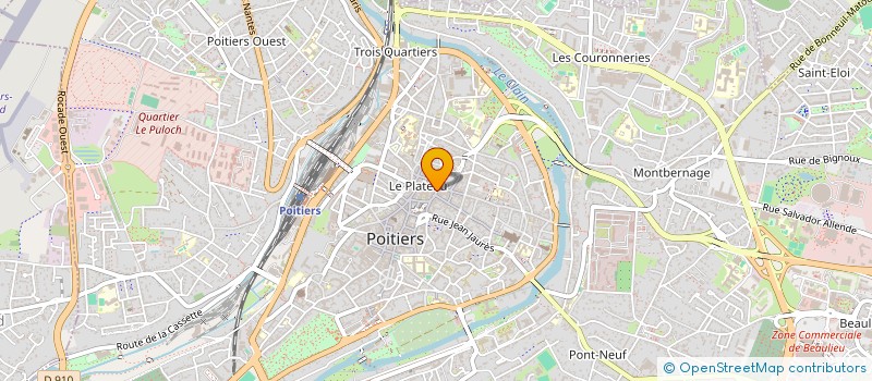 localisation de l'entreprise LMCP1 à POITIERS