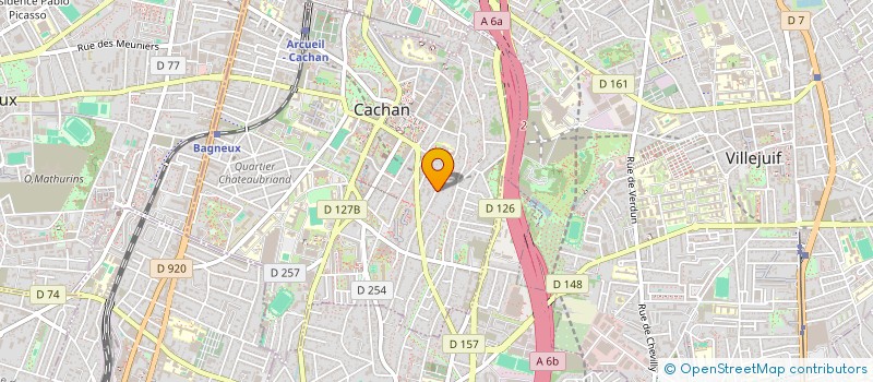 localisation de l'entreprise LMCPI à CACHAN