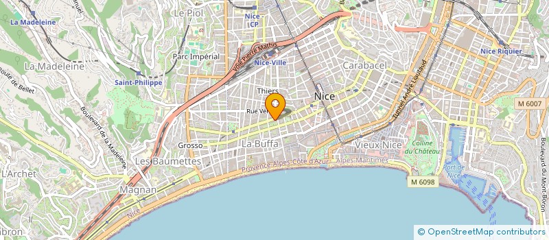 localisation de l'entreprise LMD 31 à NICE