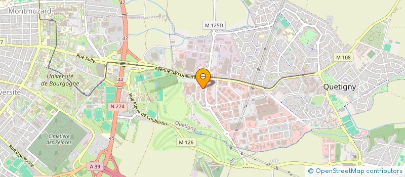 localisation de l'entreprise LMD  QUETIGNY